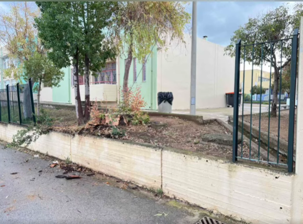 Επιδιορθώθηκαν οι ζημιές από το τελευταίο μπουρίνι της κακοκαιρίας “ΑDEL” στο Γυμνάσιο Χαλκουτσίου