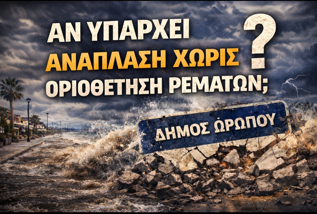 Ανάπλαση στη Σκάλα Ωρωπού. Έργο Πνοής ή Επικοινωνιακό «Πυροτέχνημα» πάνω σε Ρέματα;