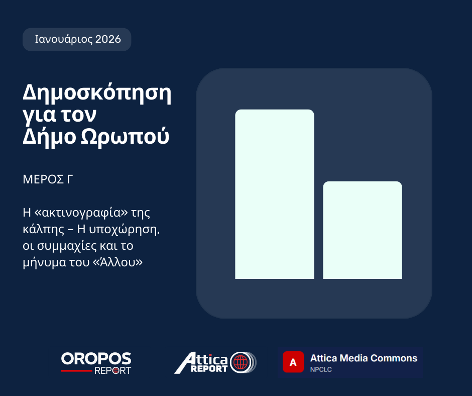 ΔΗΜΟΣΚΟΠΗΣΗ OROPOS REPORT (ΜΕΡΟΣ Γ’): Η «ακτινογραφία» της κάλπης – Η υποχώρηση, οι συμμαχίες και το μήνυμα του «Άλλου»