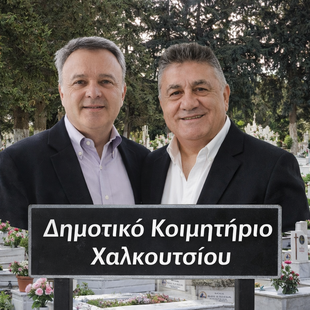 Κοιμητήριο Χαλκουτσίου. Οι εικόνες μιλούν από μόνες τους. Και δυστυχώς μιλούν άσχημα.